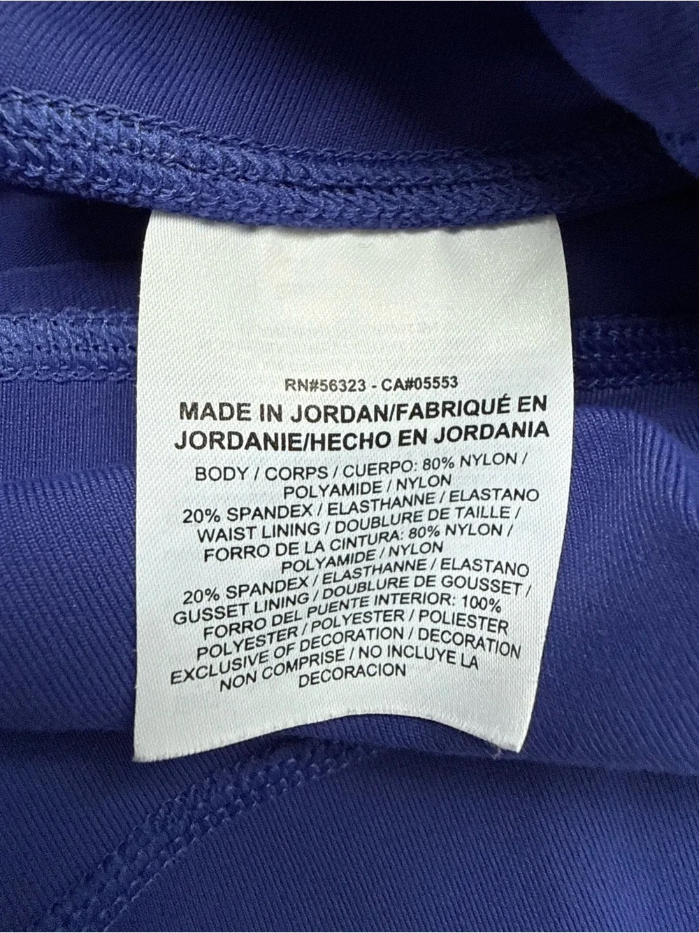 Nike Dri-FIT Women’s XS High-Waist Performance Active Leggings Purplish Blue